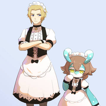 メイドのユーヴィル＆ナディア