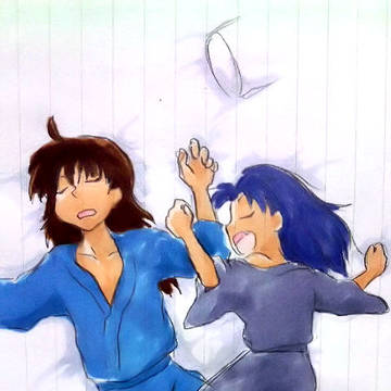寝相の悪い二人