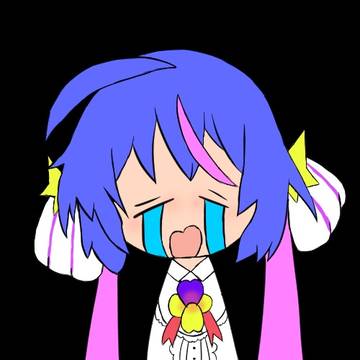 涙するウナちゃん