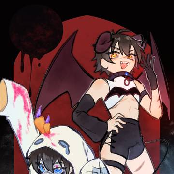 幽灵可尔👻恶魔凯尔👿