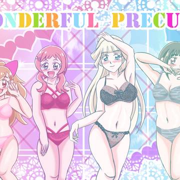 プリキュア2025年年賀絵＋差分
