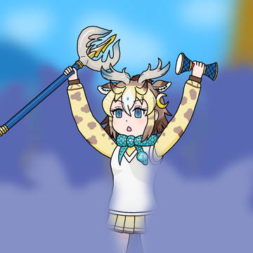 両手が塞がっていてチラシを配れないシヴァテリウム