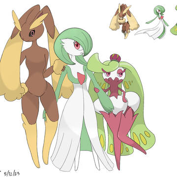 Triple pokèmon waifu