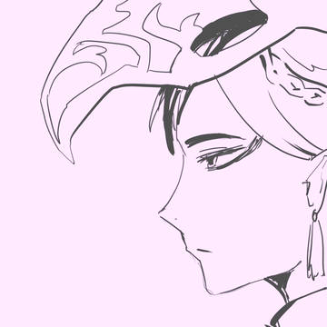 最近の溜まってる絵(ラフ有り)