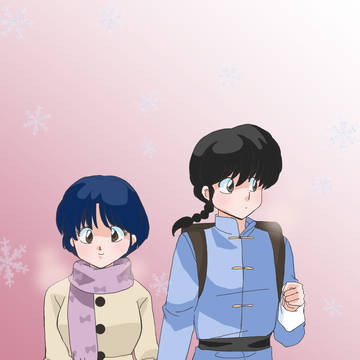 冬の登下校
