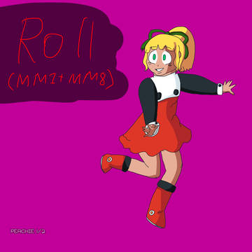 MM8 Roll in the Megaman 1 style