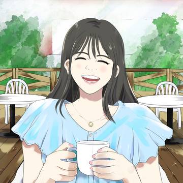 雨上がりの君の笑顔は虹のよう