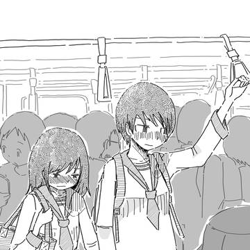 電車の中