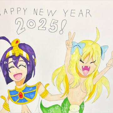 仲良しコンビ、邪神ちゃんとメデューサ!