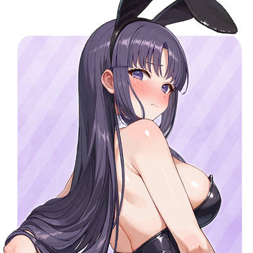 バニーガール姿の白井夢結