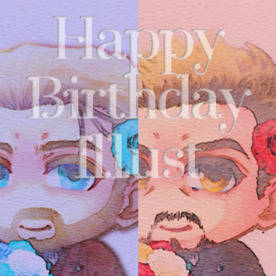キャップとトニーの誕生日祝