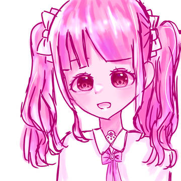 ピンク髪