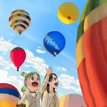 Yotsuba and hot air baloon