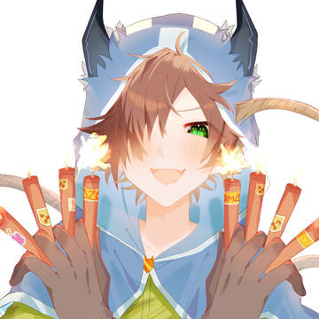 (   ・′-・ `）