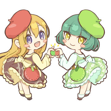 ひだまりりんごコーデ