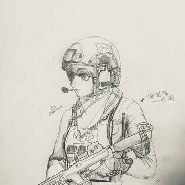 军事武装少女