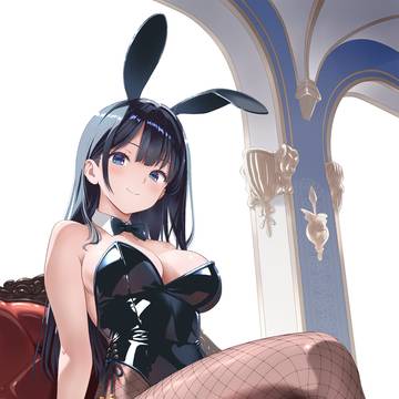 中庭で休憩中