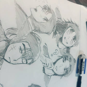初描き6年生
