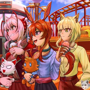 Amiya, W and Kaltsit casual