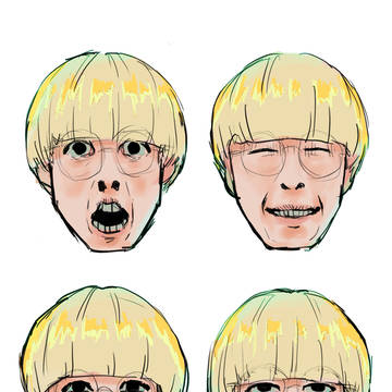 ガク　顔