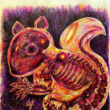 Skeleton Squirrel (スケルトンリス)