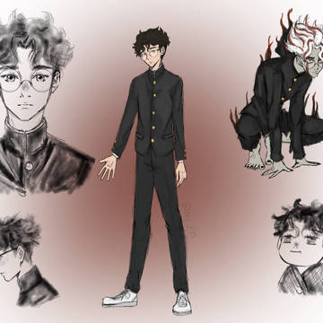 Okarun Sketch Sheet