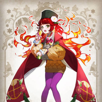 暦擬人化連作 44/72：山茶始開