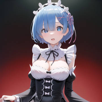 リゼロのレム　AI生成