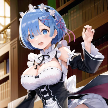 リゼロのレム　AI生成