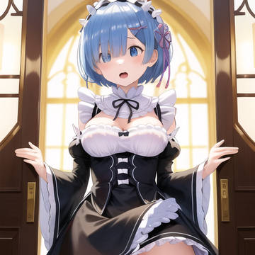 リゼロのレム　AI生成