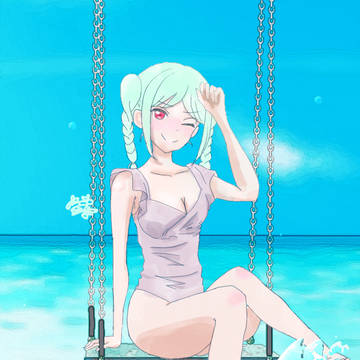 水着のとまりかわちいよとまり