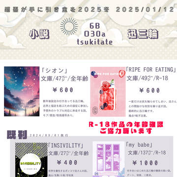 【迅三輪】1/12インテお品書き