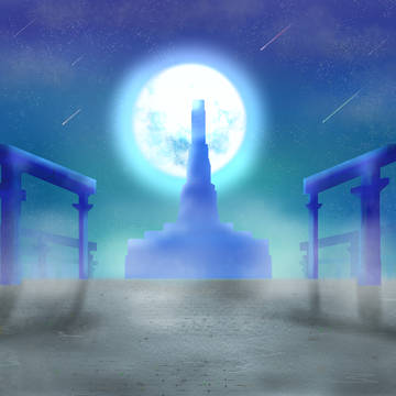塔の秘境 (夜)