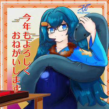 初描き