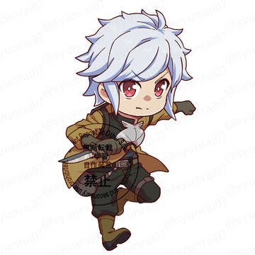 ダンメモをミニキャラで描いてみる【ベル君編】