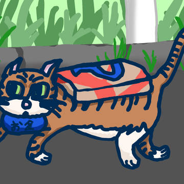 ねこのピザ宅急便