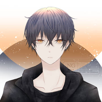 黒髪男子