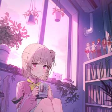 作業部屋で一息☕️