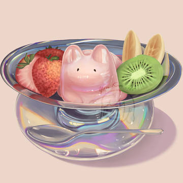 Jiggle cat pudding