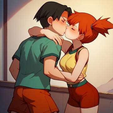 Misty kiss Tracey Pokemon