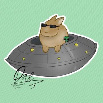 Bunny In Saucer