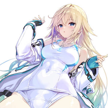 (リクエスト絵) 白スク女の子~