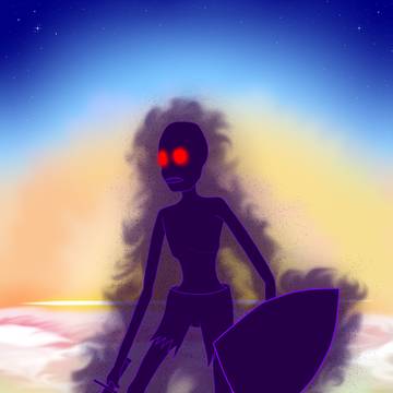 自作小説挿絵「アンデッド型魔物」