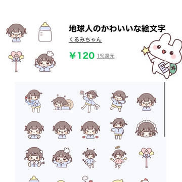 LINE絵文字つくただよ