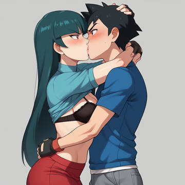 Sabrina kiss Ash Pokemon