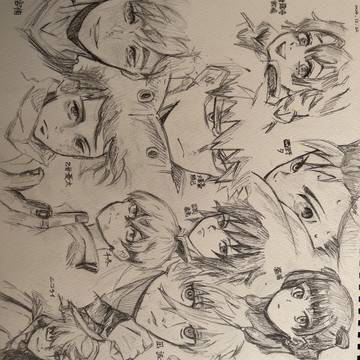 アニメの模写