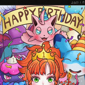 PALWORLD 1周年お誕生日おめでとうございます