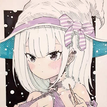 魔女 メルカリ出品中 はぴねすてら イラスト HAPPINESS