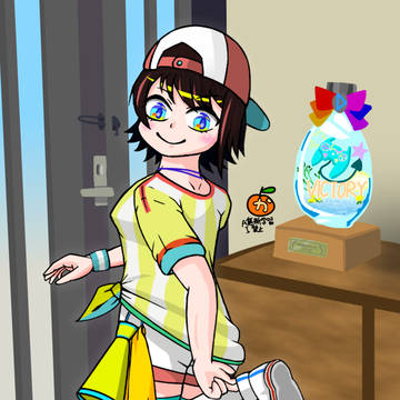 お出かけ前のスバルちゃん