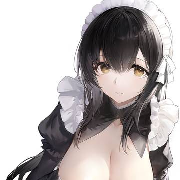 黒髪メイドちゃん